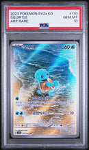 Squirtle 170/165 - KOR - Mint - Gradata PSA 10  - Scarlatto e Violetto - 151 - sv2a - Carta Pokemon