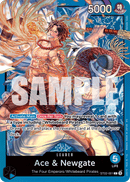 Starter Deck senza scatola e Bustina - Ace & Newgate - ST22 - ENG - ONE PIECE Card Game