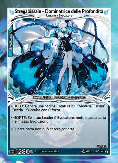 Stregabissale - Dominatrice delle Profondità CS - 065 Foil  - 1a Edizione - ITA - Near Mint - Custodi della Storia - Carta Creatures of Exo