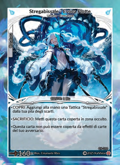 Stregabissale - Evoca Flotte CS - 066 Cloud Foil  - 1a Edizione - ITA - Near Mint - Custodi della Storia - Carta Creatures of Exo