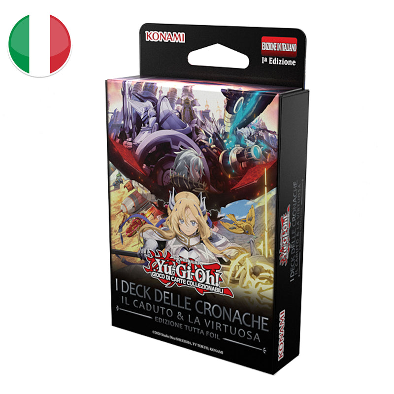 Structure Deck - I Deck delle Cronache il Caduto & la Virtuosa - Edizione Tutta Foil - 1a Edizione - ITA - Yu-Gi-Oh!