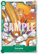 Surume OP11-032 - Character Verde Uncommon - Near Mint - A Fist of Divine Speed - Carta One Piece Card Game