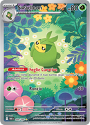 Swadloon WHT 088/086 - ITA - Near Mint - Scarlatto e Violetto - Fuoco Bianco - Carta Pokemon