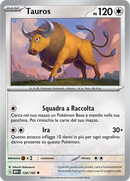 Tauros 128/165 Reverse Holo - ITA - Near Mint - Scarlatto e Violetto - 151 - Carta Pokemon