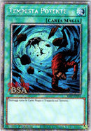 Tempesta Potente RA03-IT092-V1 Platinum Secret Rare - Near Mint - Bonanza Quarto di Secolo - Carta Yu-Gi-Oh!