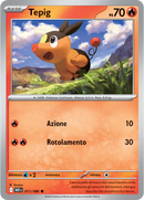 Tepig WHT 011/086 - ITA - Near Mint - Scarlatto e Violetto - Fuoco Bianco - Carta Pokemon
