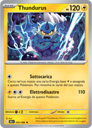 Thundurus BLK 033/086 Reverse Holo Poke Ball - ITA - Near Mint - Scarlatto e Violetto - Luce Nera - Carta Pokemon