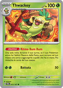 Thwackey 015/167 Reverse Holo Comune - ITA - Near Mint - Scarlatto e Violetto - Crepuscolo Mascherato - Carta Pokemon
