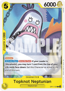 Topknot Neptunian OP11-107 - Character Giallo Common - Near Mint - A Fist of Divine Speed - Carta One Piece Card Game