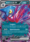 Toxicroak-ex 131/198 - ITA - Near Mint - Scarlatto e Violetto - Carta Pokemon