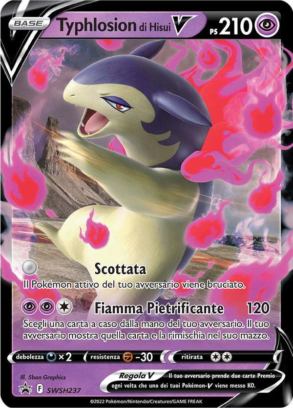 Typhlosion di Hisui-V SWSH237 - ITA - Near Mint - Promo Spada e Scudo - Carta Pokemon