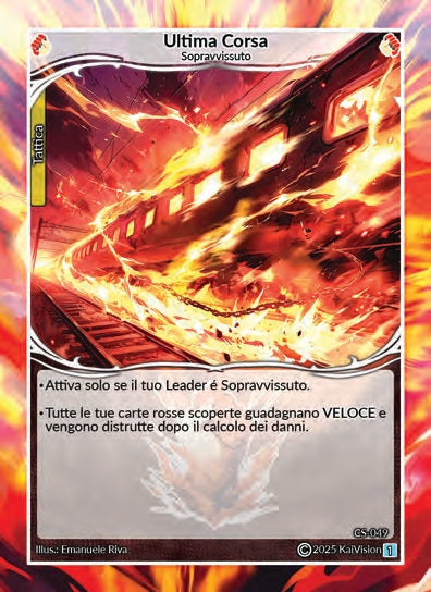 Ultima Corsa CS - 049   - 1a Edizione - ITA - Near Mint - Custodi della Storia - Carta Creatures of Exo
