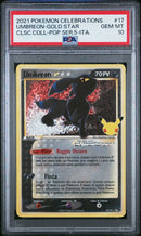 Umbreon Gold Star 17/17 - ITA - Mint - Gradata PSA 10 - Spada e Scudo - Gran Festa - Ristampa 2021  - Carta Pokemon