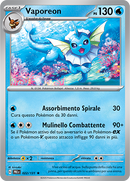 Vaporeon 022/131 Holo - ITA - Near Mint - Scarlatto e Violetto - Evoluzioni Prismatiche - Carta Pokemon