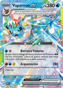 Vaporeon-ex 023/131 - ITA - Near Mint - Scarlatto e Violetto - Evoluzioni Prismatiche - Carta Pokemon