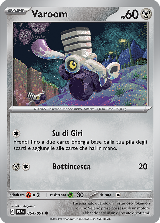 Varoom 064/091 - ITA - Near Mint - Scarlatto e Violetto - Destino di Paldea - Carta Pokemon