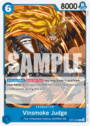 Vinsmoke Judge OP11-044 - Character Blu Common - Near Mint - A Fist of Divine Speed - Carta One Piece Card Game