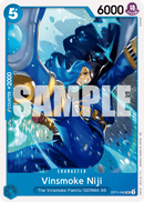 Vinsmoke Niji OP11-045 - Character Blu Uncommon - Near Mint - A Fist of Divine Speed - Carta One Piece Card Game