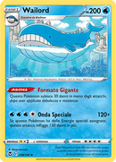 Wailord 038/195 - ITA - Near Mint - Spada e Scudo - Tempesta Argentata - Carta Pokemon