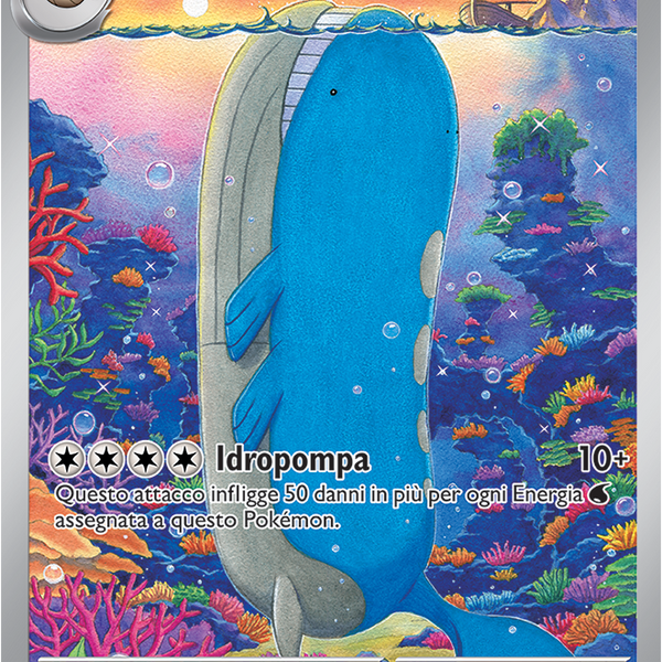 Wailord 162/159 - ITA - Near Mint - Scarlatto e Violetto - Avventure I