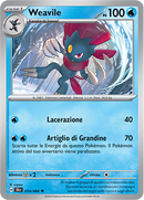 Weavile 014/064 Reverse Holo Non Comune - ITA - Near Mint - Scarlatto e Violetto - Segreto Fiabesco - Carta Pokemon