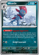 Weavile 134/193 Reverse Holo - ITA - Near Mint - Scarlatto e Violetto - Evoluzioni a Paldea - Carta Pokemon