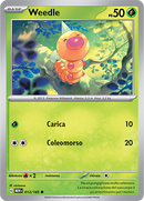 Weedle 013/165 - ITA - Near Mint - Scarlatto e Violetto - 151 - Carta Pokemon