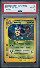 Weezing EX 032/165 Rara Holo - ITA - Near Mint/Mint - Gradata PSA 8 - Expedition - Carta Pokemon
