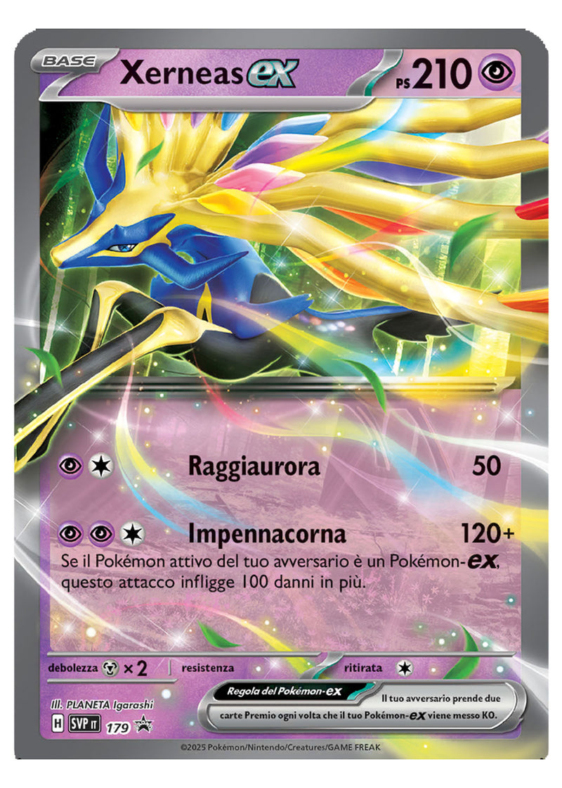 Xerneas-ex SVP 179 - ITA - Near Mint - Promo Scarlatto e Violetto - Carta Pokemon