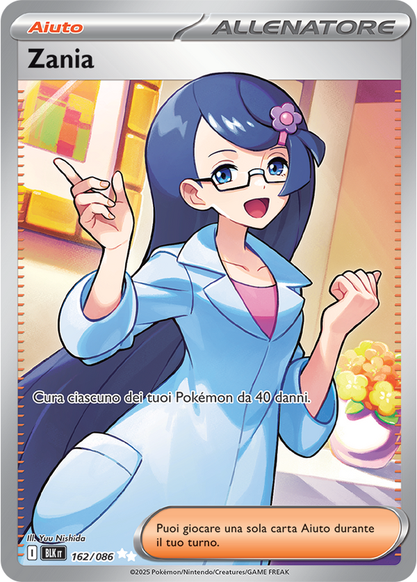 394Zania BLK 162/086 Full Art - ITA - Near Mint - Scarlatto e Violetto - Luce Nera - Carta Pokemon