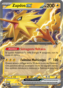 Zapdos EX 145/165 - ITA - Near Mint - Scarlatto e Violetto - 151 - Carta Pokemon