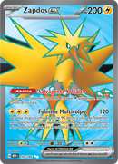 Zapdos EX 192/165 Full Art - ITA - Near Mint - Scarlatto e Violetto - 151 - Carta Pokemon