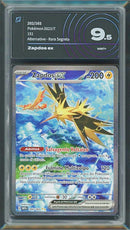 Zapdos EX 202/165 Alternative Art - ITA - Mint+ - Gradata AIGRADING 9.5 - Scarlatto e Violetto - 151 - Carta Pokemon