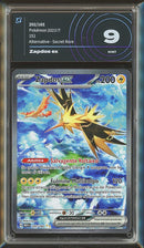 Zapdos EX 202/165 Alternative Art - ITA - Mint - Gradata AIGRADING 9 - Scarlatto e Violetto - 151 - Carta Pokemon