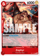 Zephyr OP11-006 - Character Rosso Common - Near Mint - A Fist of Divine Speed - Carta One Piece Card Game