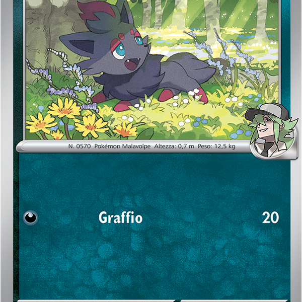 Zorua di N 097/159 - ITA - Near Mint - Scarlatto e Violetto