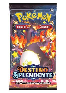 Bustina Spada e Scudo - Destino Splendente - ITA - Artwork Casuale - 10 Carte POKEMON