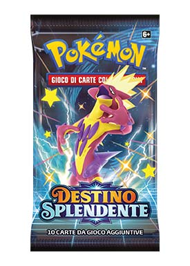 Bustina Spada e Scudo - Destino Splendente - ITA - Artwork Casuale - 10 Carte POKEMON