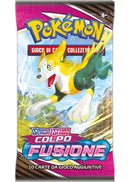 Bustina Spada e Scudo - Colpo Fusione - ITA - Artwork Casuale - 10 Carte POKEMON