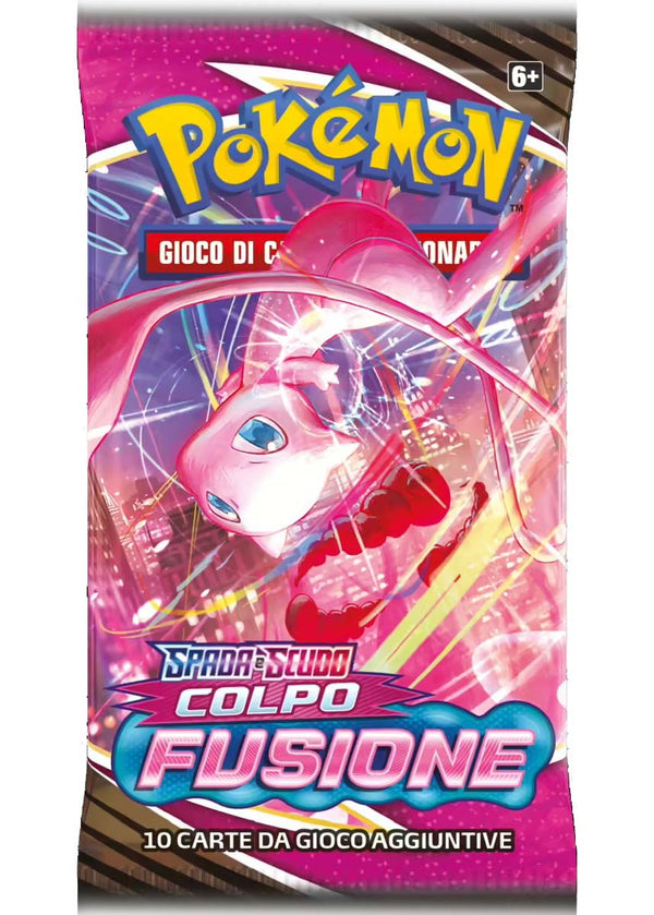 Bustina Spada e Scudo - Colpo Fusione - ITA - Artwork Casuale - 10 Carte POKEMON