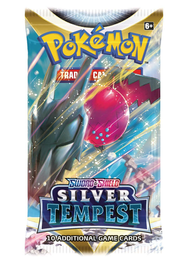 Bustina Sword and Shield - Silver Tempest - ENG - Artwork Casuale - 10 Carte POKEMON