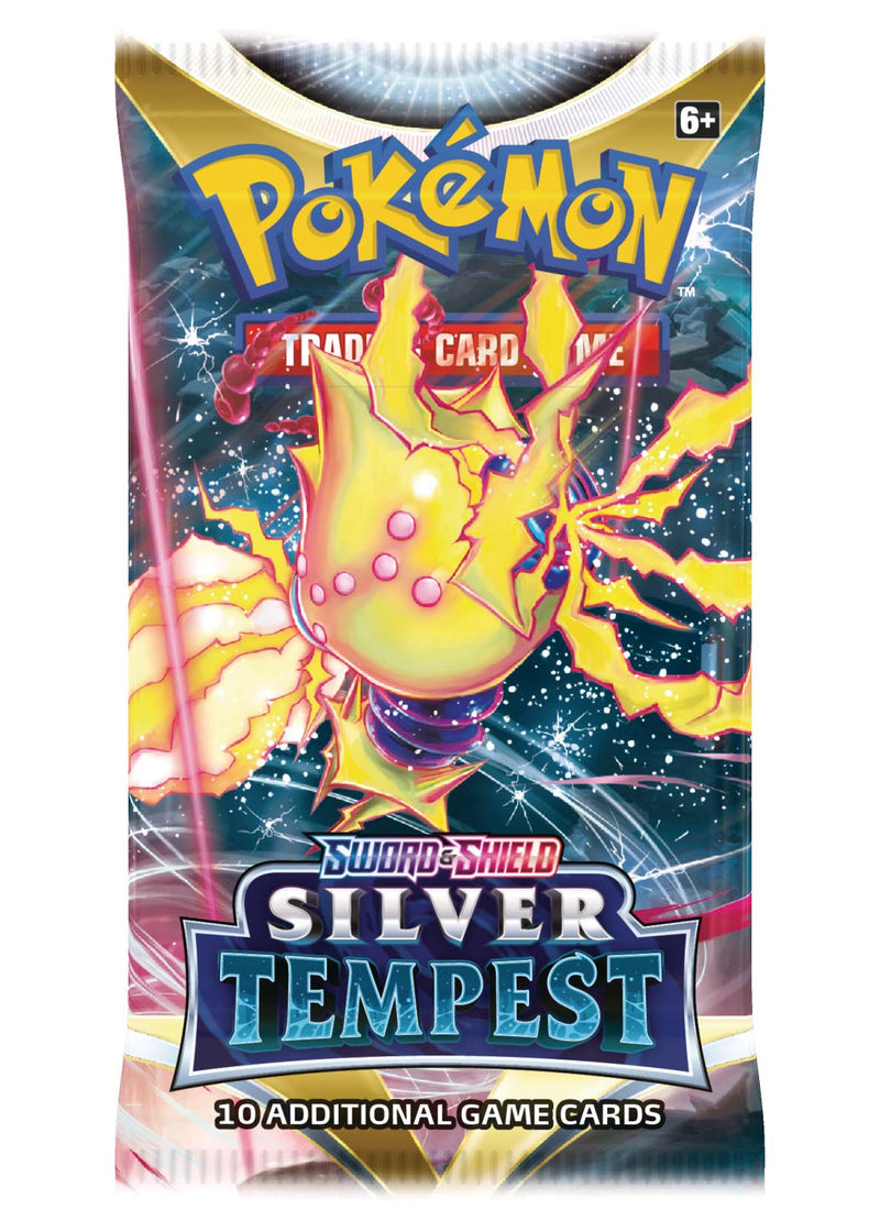 Bustina Sword and Shield - Silver Tempest - Artwork Casuale ENG - 10 Carte POKEMON