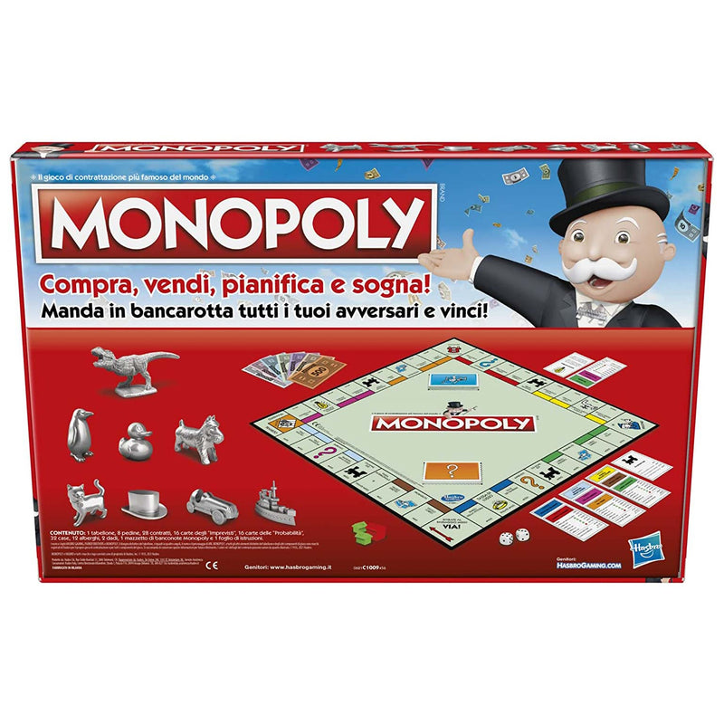 Monopoly HASBRO GAMING Il gioco di contrattazione più famoso al mondo