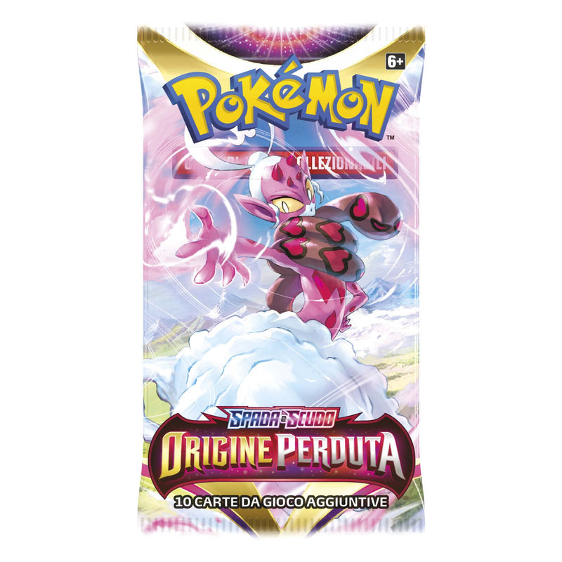 Bustina Spada e Scudo - Origine Perduta - ITA - Artwork Casuale - 10 Carte POKEMON